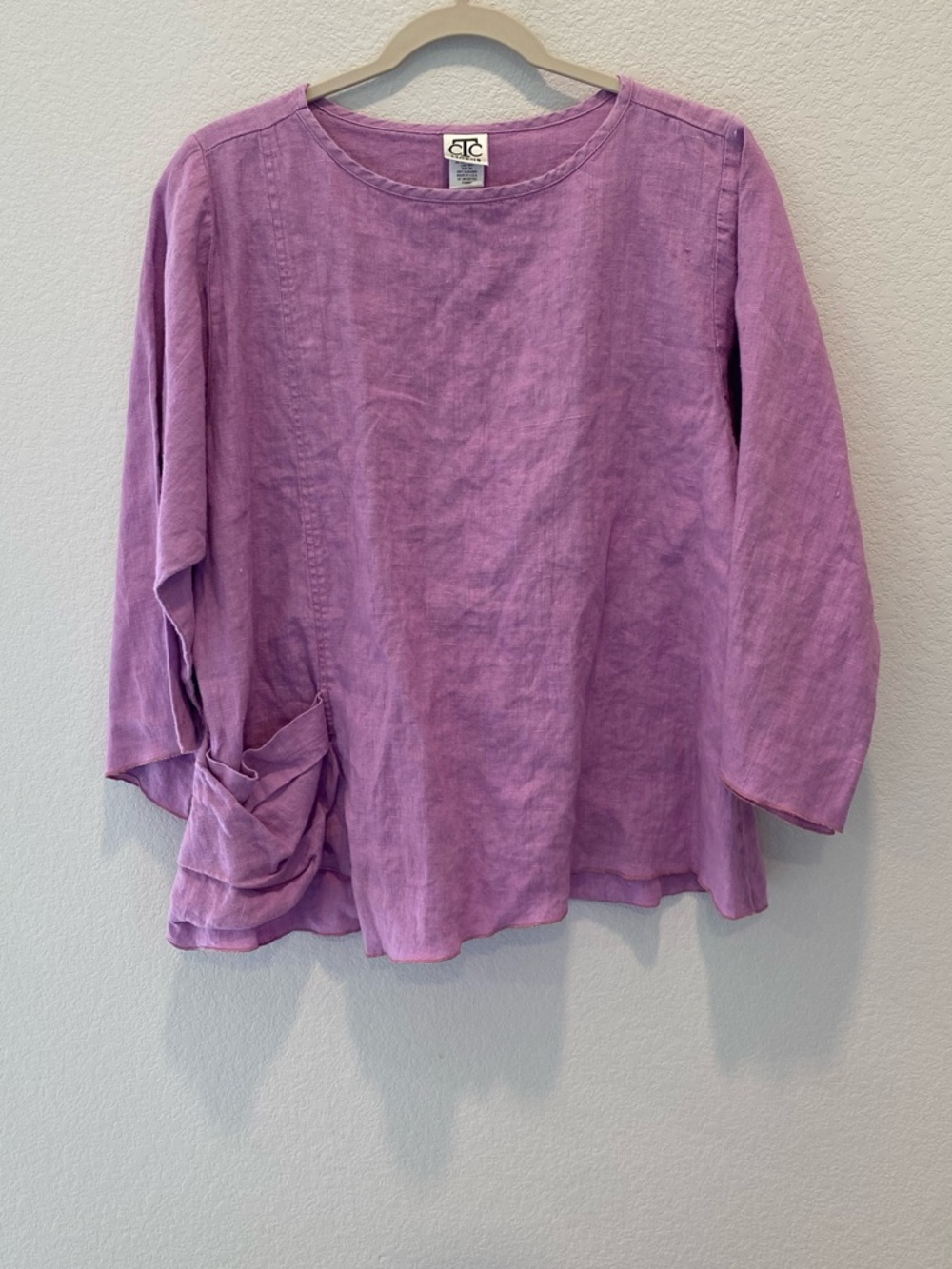 CTC | Linen asymmetrical pocket blouse